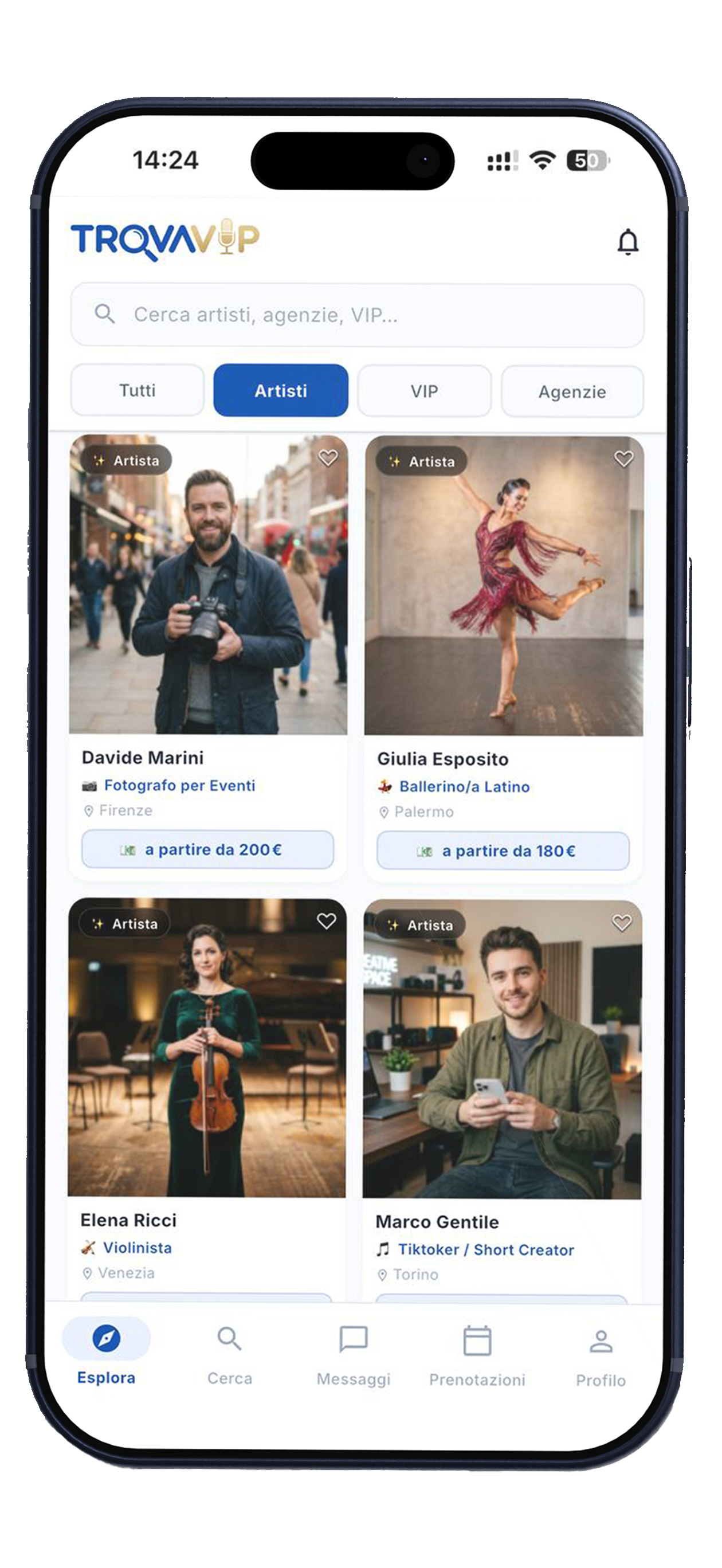 TrovaVip Screen 2